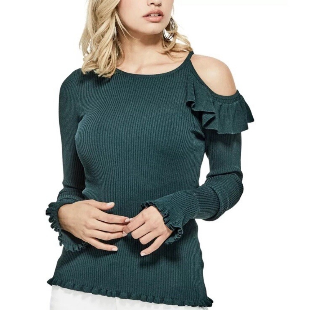Guess Ruffle Sweater - Picture 2 of 6